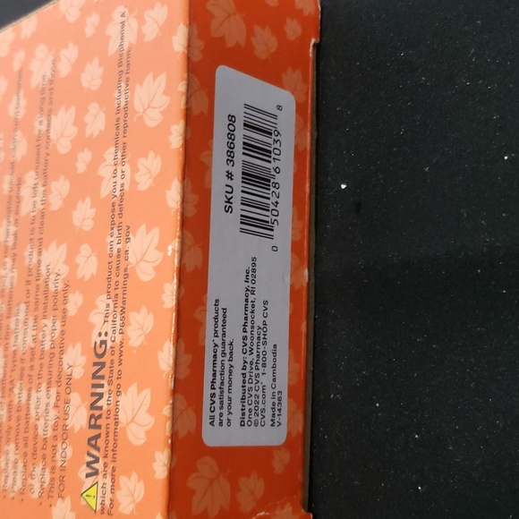 Fall Fest Autumn Fall Halloween Thanksgiving Leaf Lights NWT - Picture 3 of 3